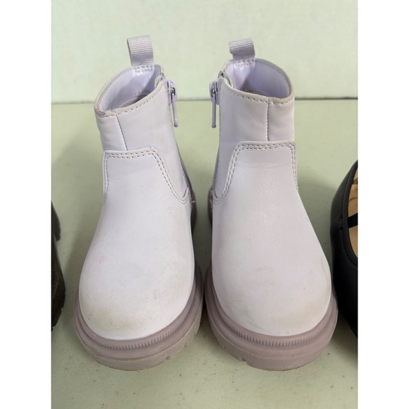 Cat & Jack Wonder Nation Toddler Girls Shoes Size 6 Bundle Pink Purple Black 3pk - Picture 3 of 9